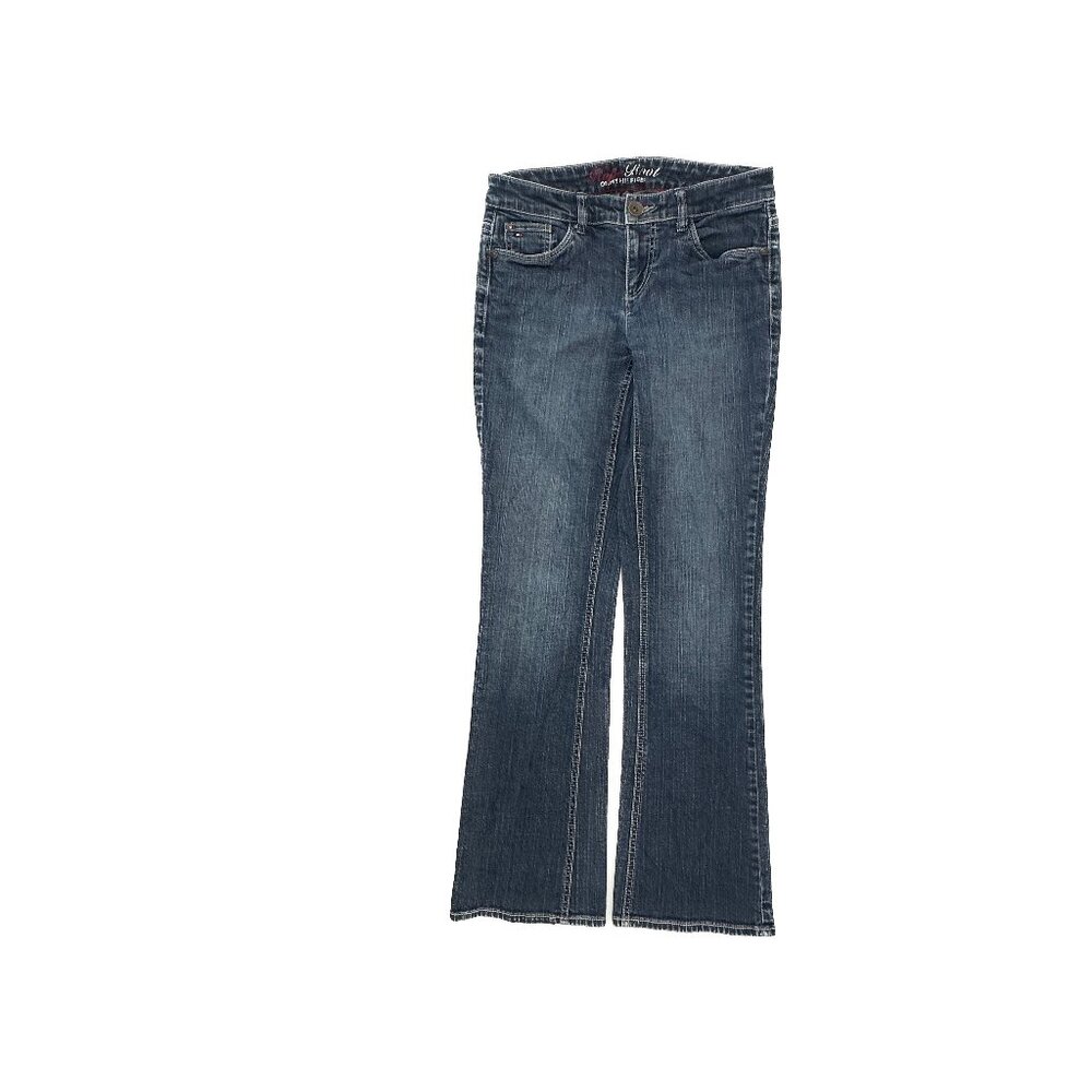 Tommy Hilfiger Hope Boot Women's size 2‎ Dark Wash Blue Denim Jeans